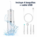 Irrigador Bucal Portátil de Limpieza Profunda
