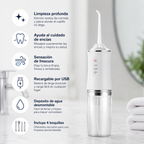 Irrigador Bucal Portátil de Limpieza Profunda